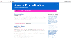 Desktop Screenshot of houseofprocrastination.org